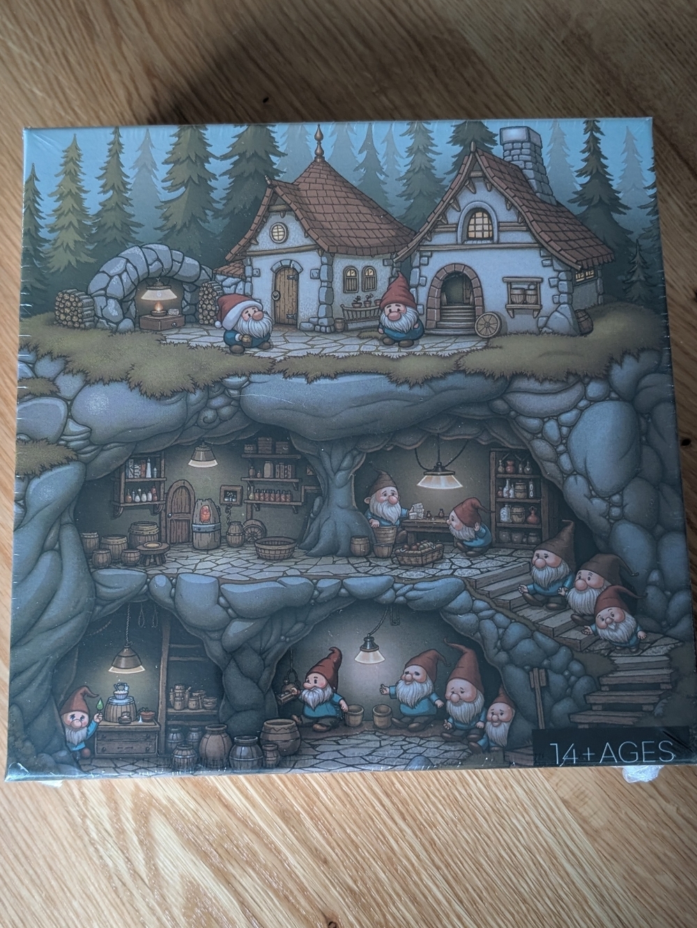 🧩 3 for $25 - Larkipuzz Gnome Home 1000 Piece Puzzle